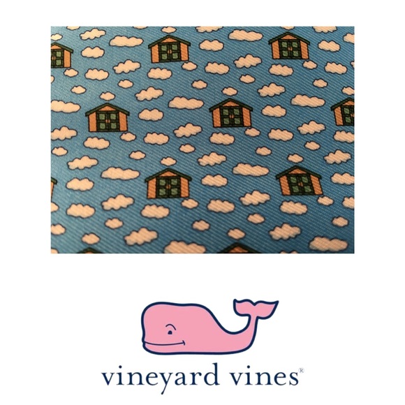 Vineyard Vines Blue Clouds Cosmetic Bag - Picture 4 of 9
